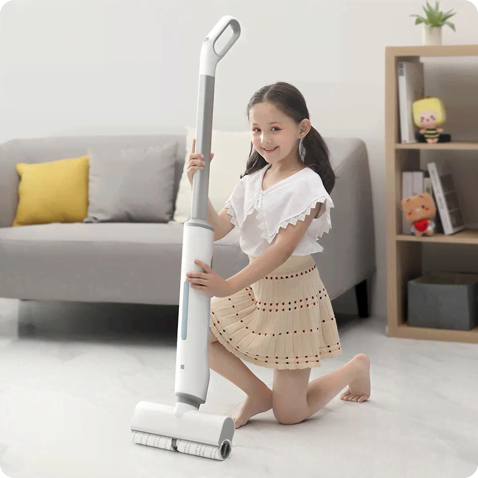 Швабра беспроводная моющая Xiaomi SWDK Micro Wet Electric Mop (DD1) White