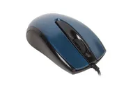 Мышь Gembird MOP-405-B, USB, синий, объемный цвет, бесшумный клик, 2кн., 1000DPI, блистер