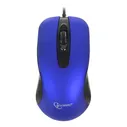 Мышь Gembird dark blue USB, 1000DPI, бесшумный клик (MOP-400-B)