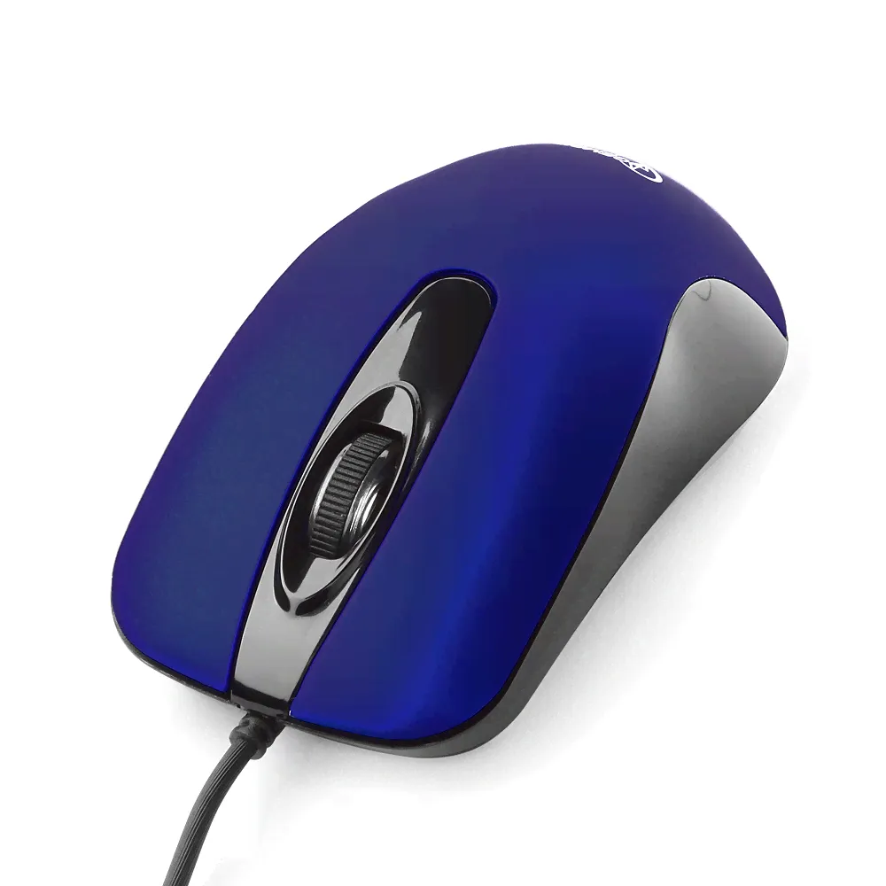Мышь Gembird MOP-400-B оптическая, проводная, USB, офисная, синий (MOP-400-B)